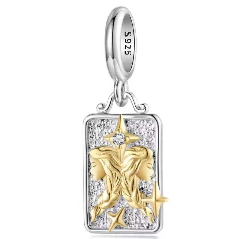 Collar Zodiaco Géminis (Plata 925)