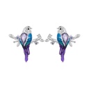 Aretes  Espíritu del Colibrí (Plata 925)