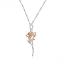 Collar Rosa Encantada (Plata 925)