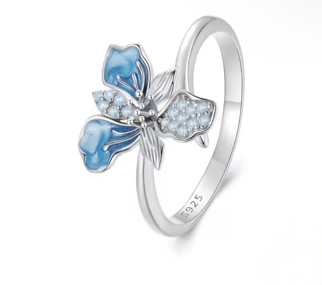 Anillo Orquídea Mágica (Plata 925)