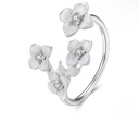 Anillo Flor frozen (Plata 925)