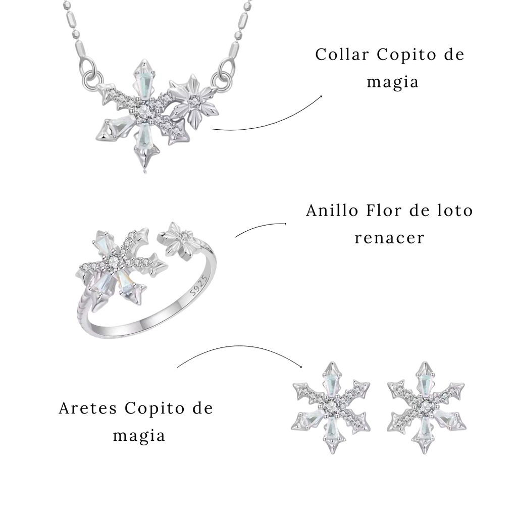 Set Copito de magia (Plata 925)