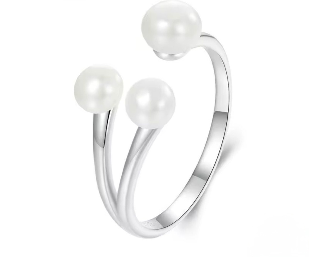 Anillo Perlas del Alba (Plata 925)