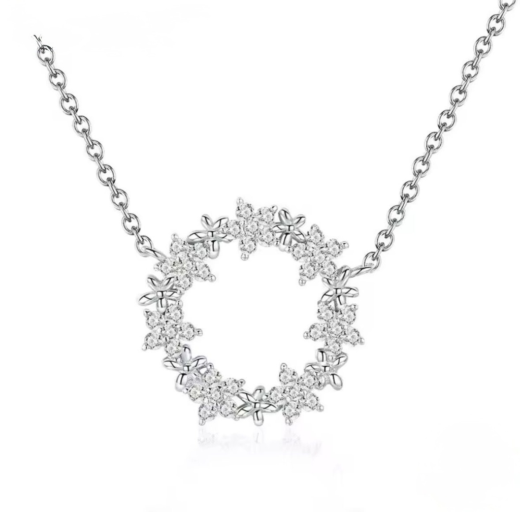 Collar Flores Eternas (Plata 925)