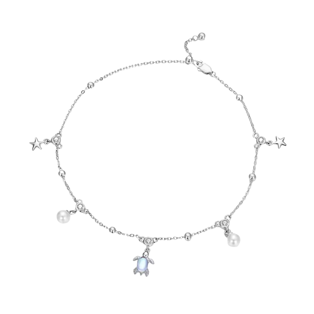 Pulsera Tortuga Brillo Oceánico (Plata 925)