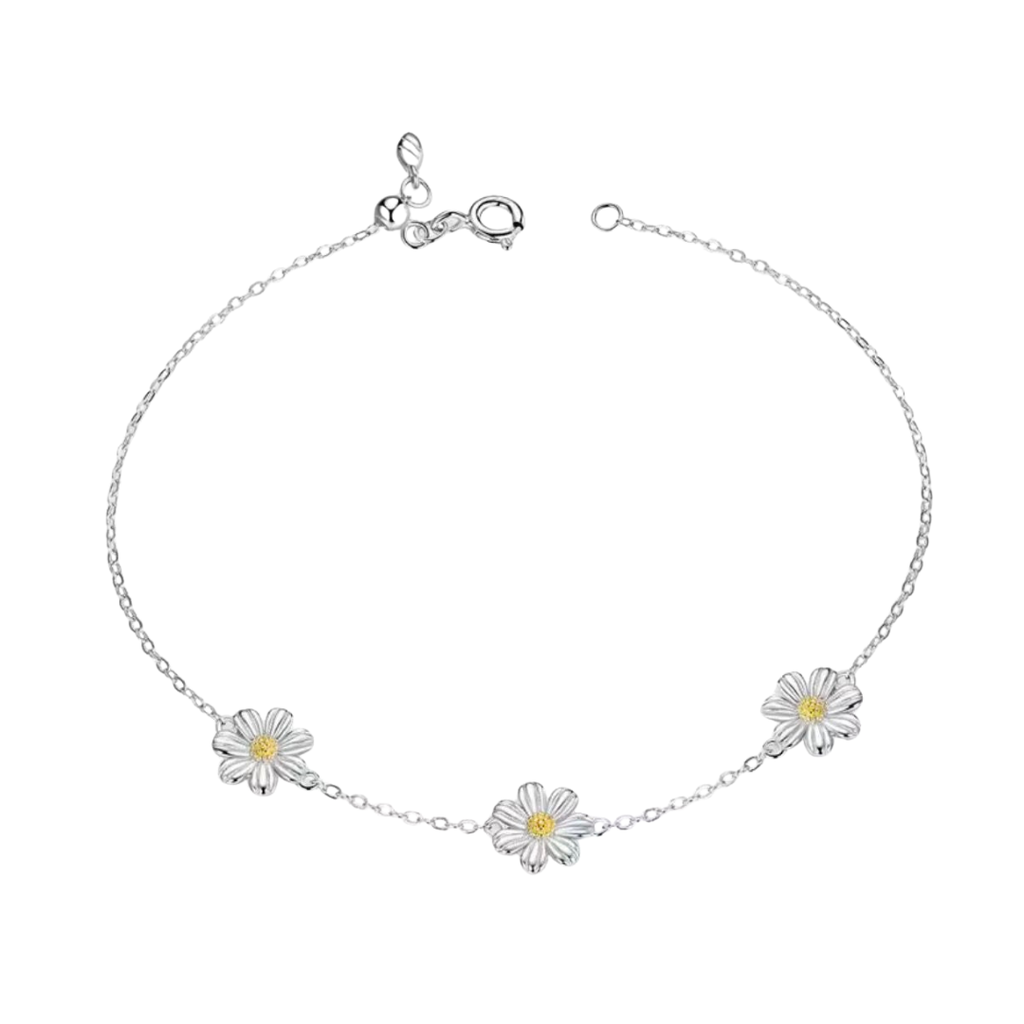Pulsera Margaritas mágicas (Plata 925)