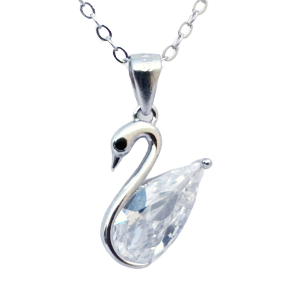 Collar Cisne Eterno de plata 925