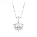 Collar Flor de loto renacer (Plata 925)