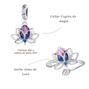 Set Alma de Loto (Plata 925)