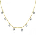 Collar Encanto Luminoso Dorado (Plata 925)