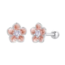 Aretes Flor de Durazno (Plata 925)
