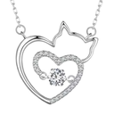 Collar Amor Catlover de plata 925