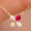 Collar Flor Pétalos de plata 925