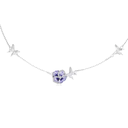 Collar Flores y Mariposas de plata 925