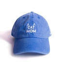 Gorra Cat Mom Celeste Washed